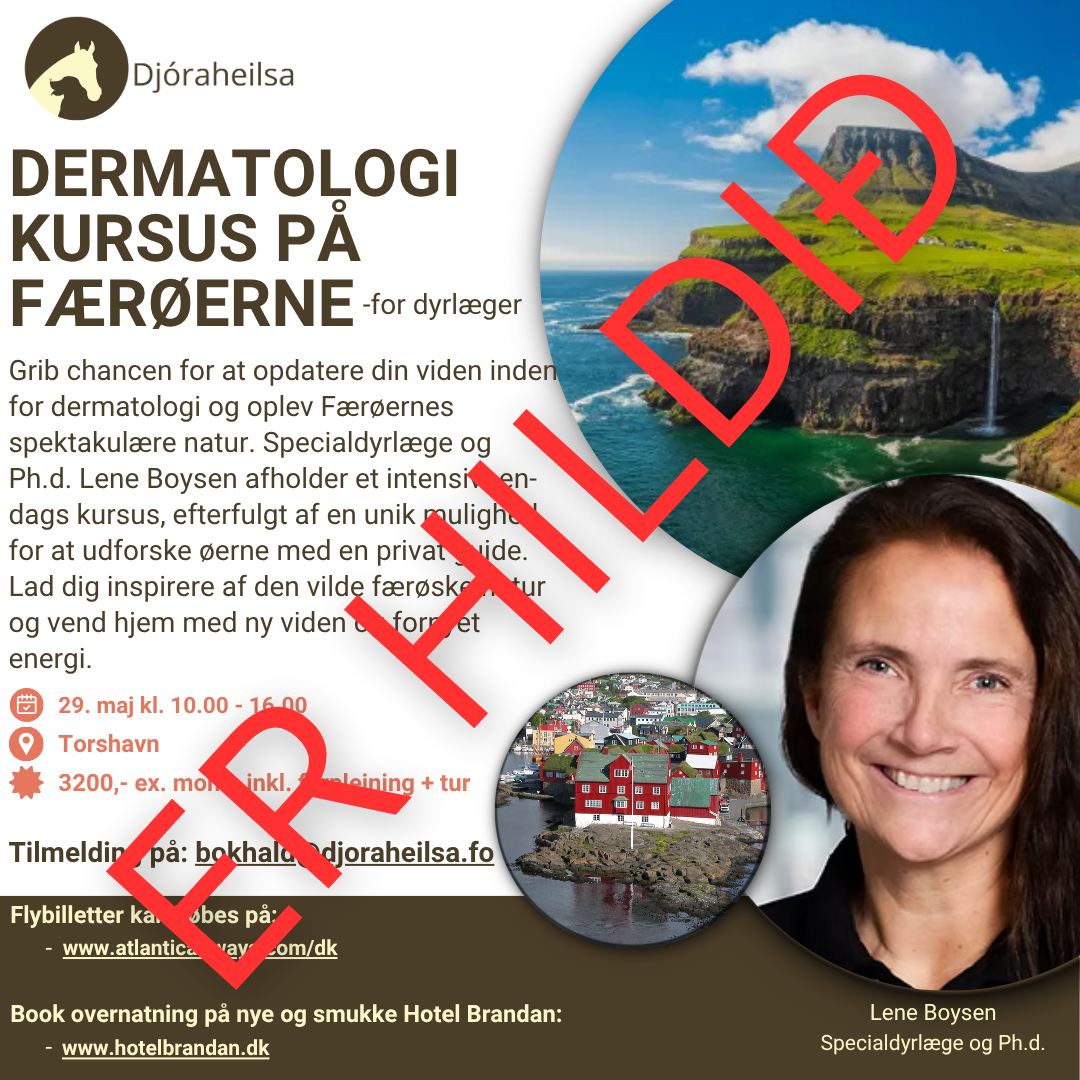 Dermatologikursus for Dyrlæger - 29. maj 2025