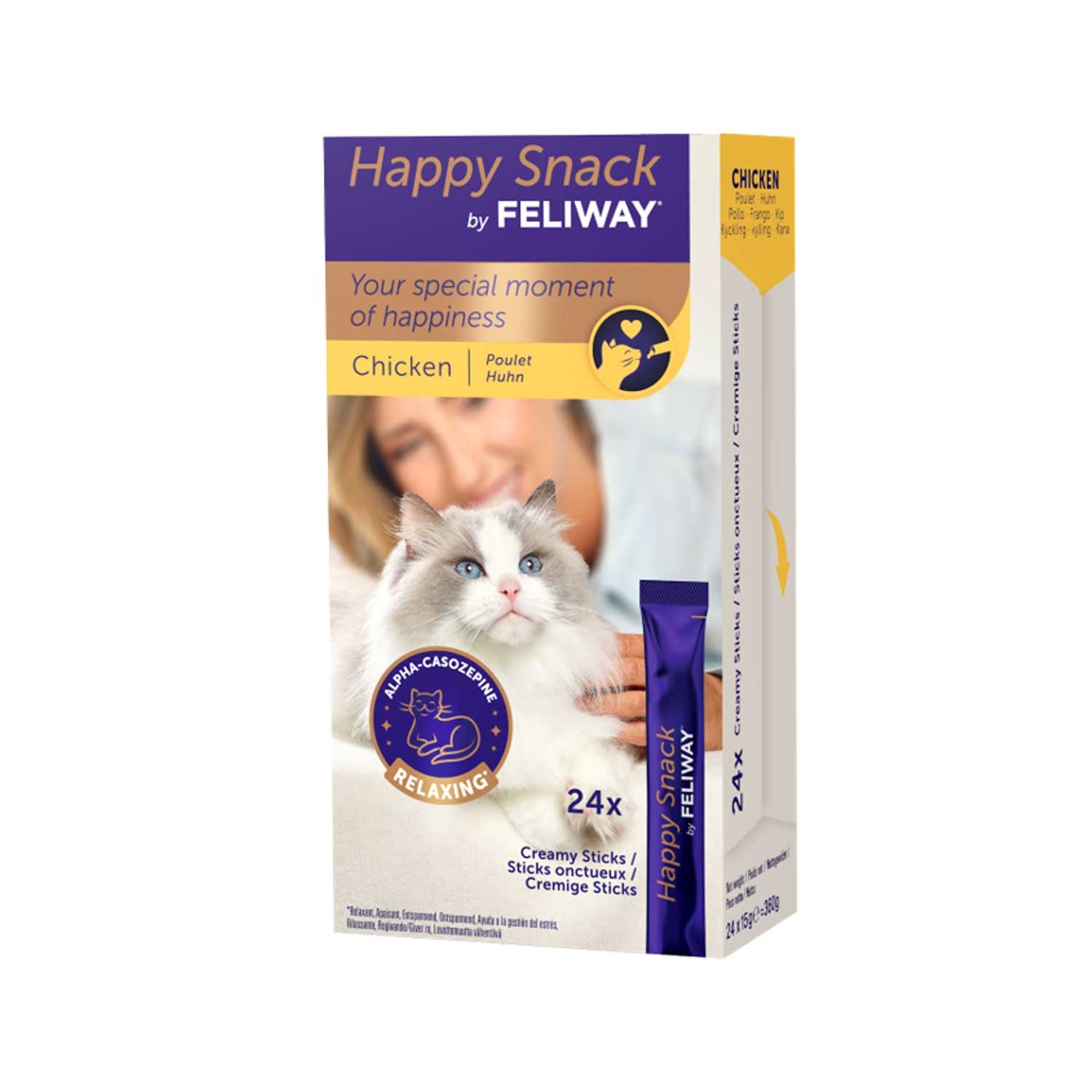 Happy Snack by FELIWAY, Kylling