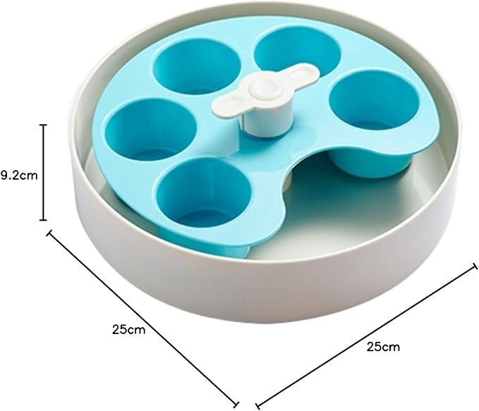 SPIN Interactive Feeder Palette, Blue, Medium