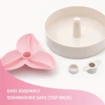 SPIN Interactive Feeder Bougainvillea, Baby pink