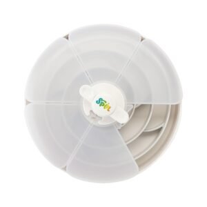 SPIN Interactive Feeder Spiral, Grey with Twister, Tricky