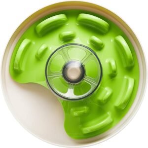 SPIN Interactive Feeder UFO Maze with Twister, Green