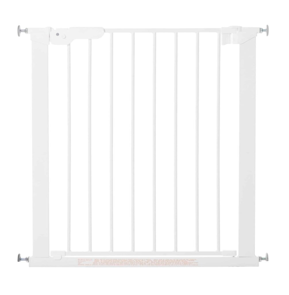 DogSpace Lassie Pressure Fitted Pet gate, white