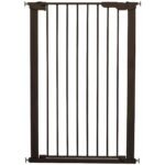 DogSpace Bonnie extra tall Pressure Fitted Pet gate, black