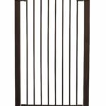 DogSpace Bonnie extra tall Pressure Fitted Pet gate, black