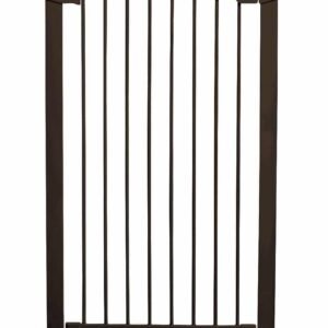 DogSpace Bonnie extra tall Pressure Fitted Pet gate, black