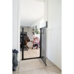 DogSpace Bonnie extra tall Pressure Fitted Pet gate, black