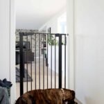 DogSpace Bonnie extra tall Pressure Fitted Pet gate, black