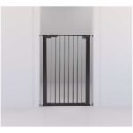 DogSpace Bonnie extra tall Pressure Fitted Pet gate, black
