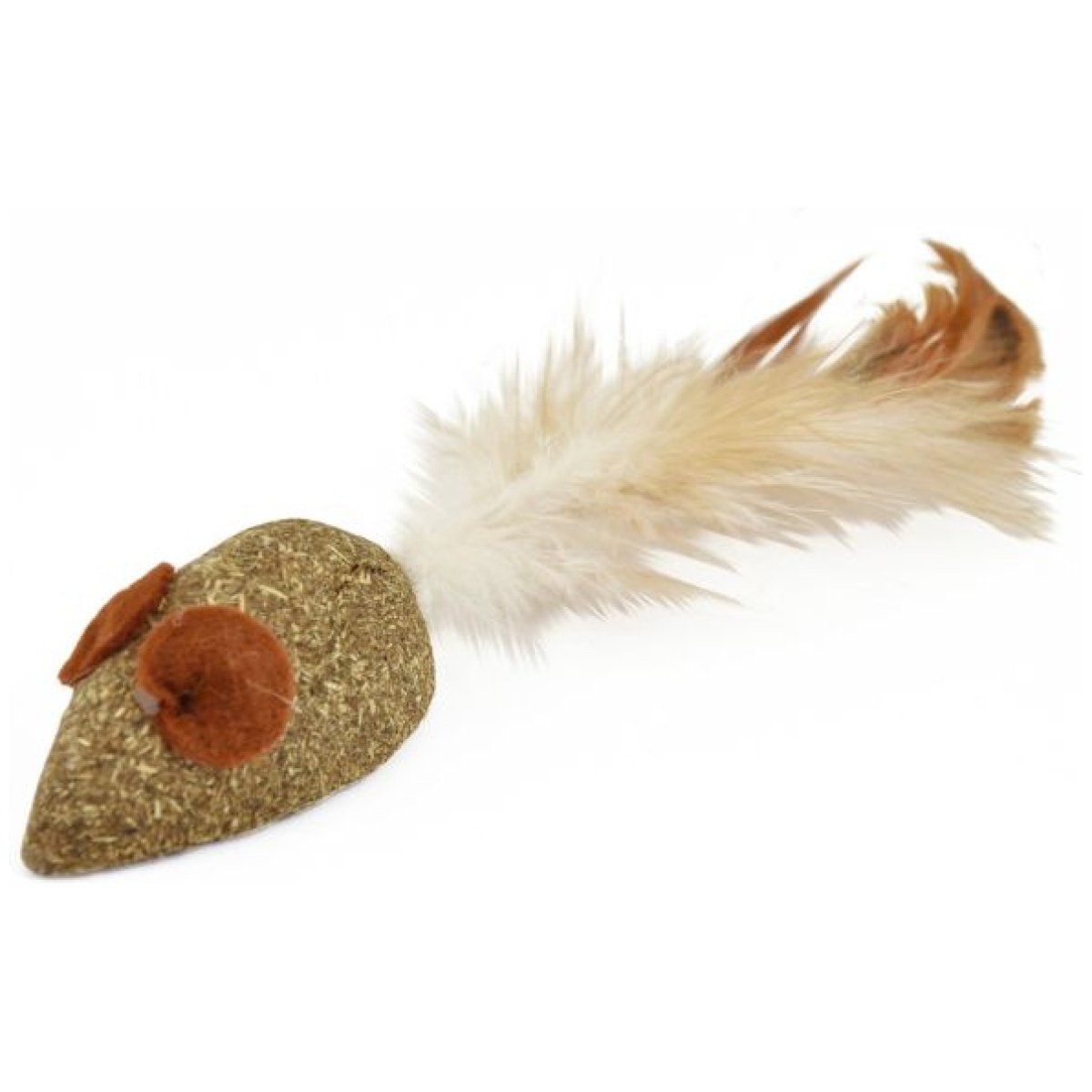 NYC Catnip mus med fjer, 5cm