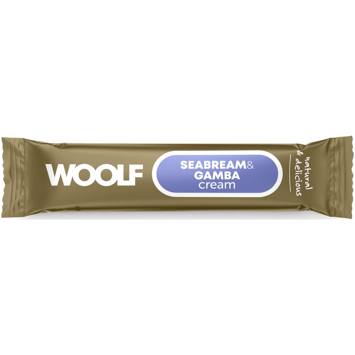 Woolf Wildcat Luxury Cat Cream 5 stk, Seabream With Gamba