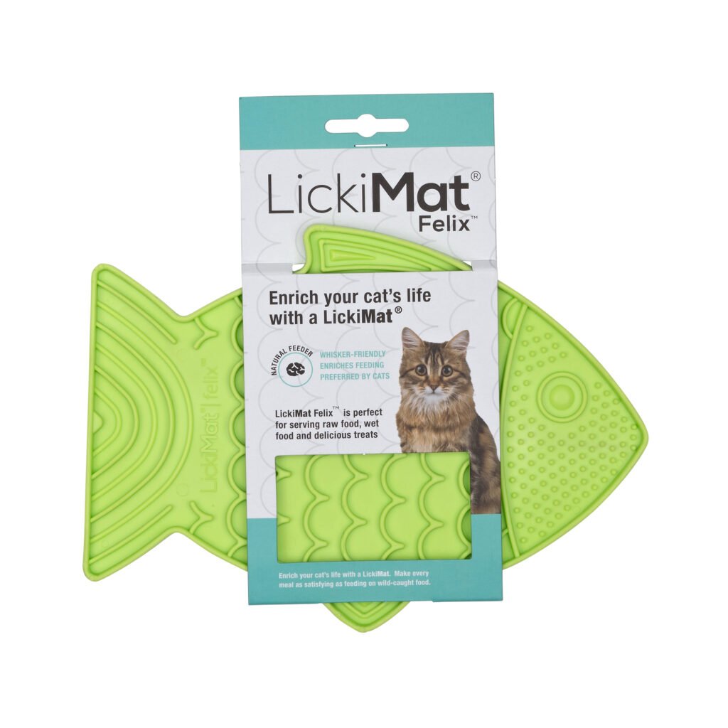 LickiMat Felix Kat Grøn