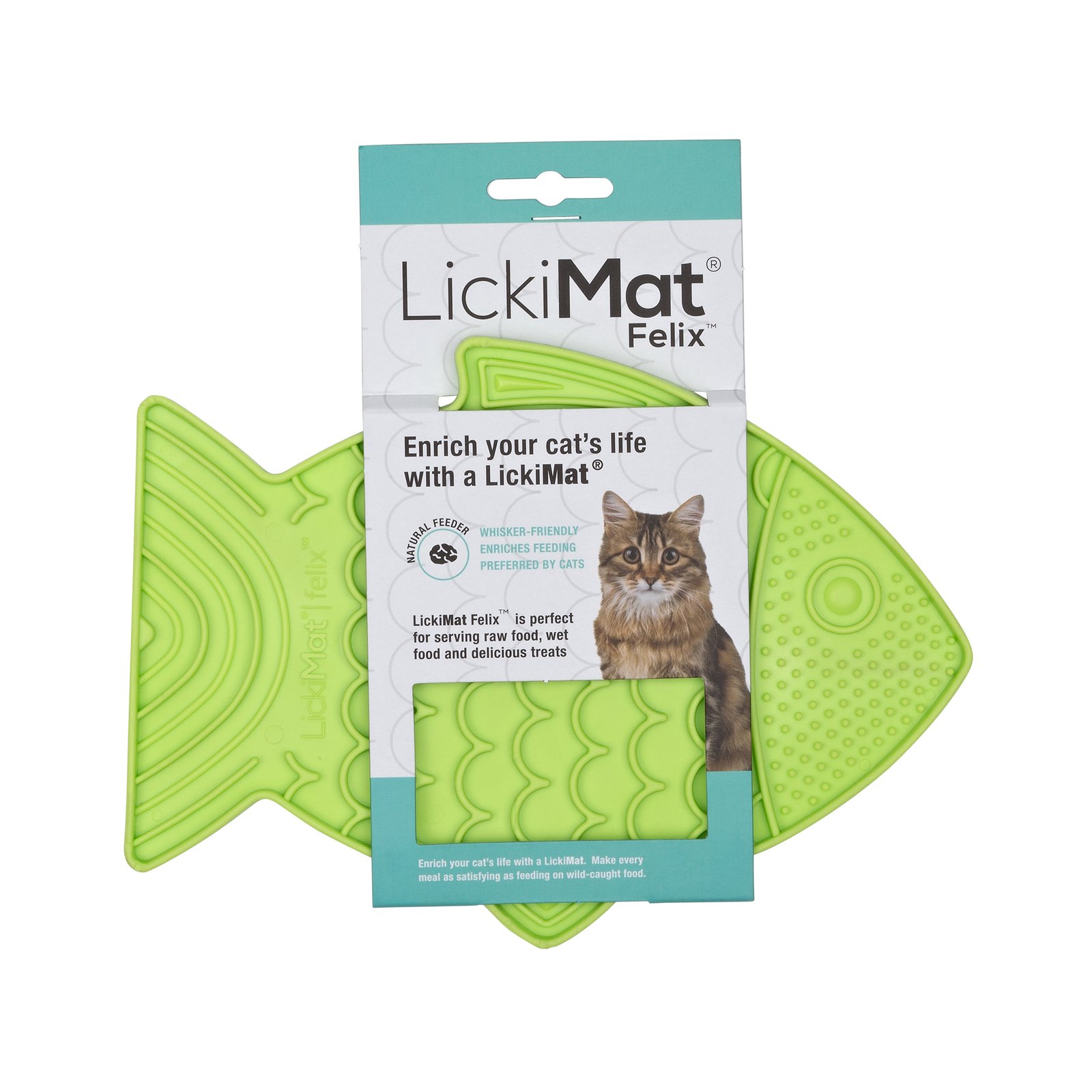 LickiMat Felix Kat Grøn