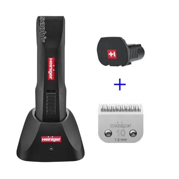 Heiniger SaphirBasic cordless m/1 batteri og skær 10
