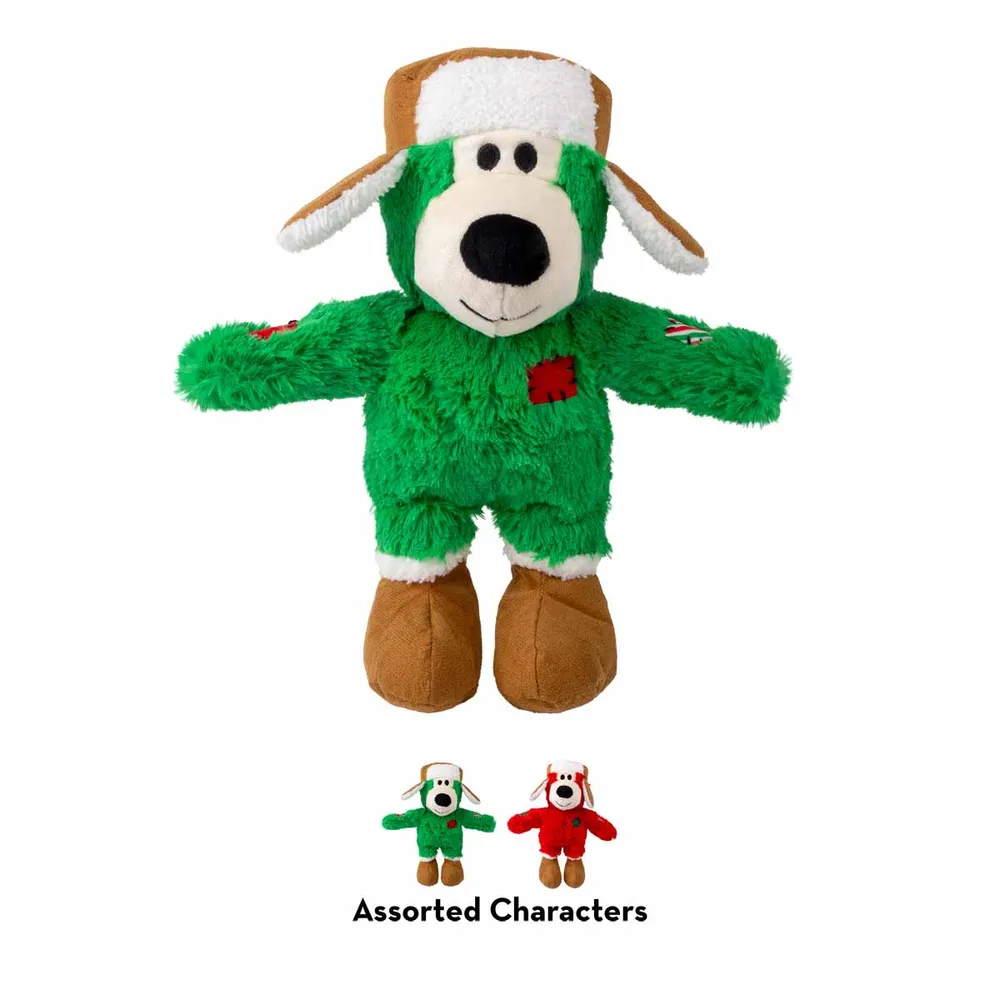 KONG Holiday Wild Knots Bear Mix
