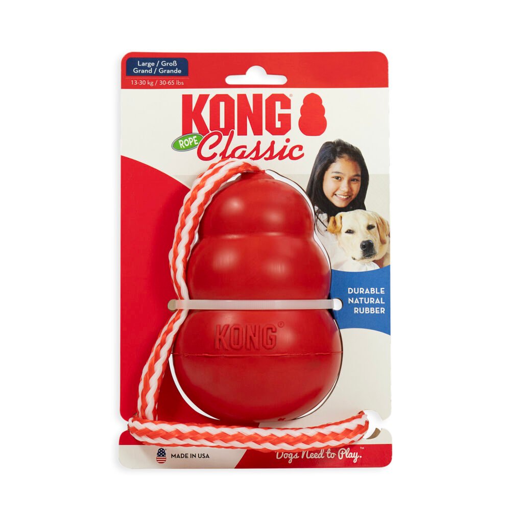 KONG Classic med reb