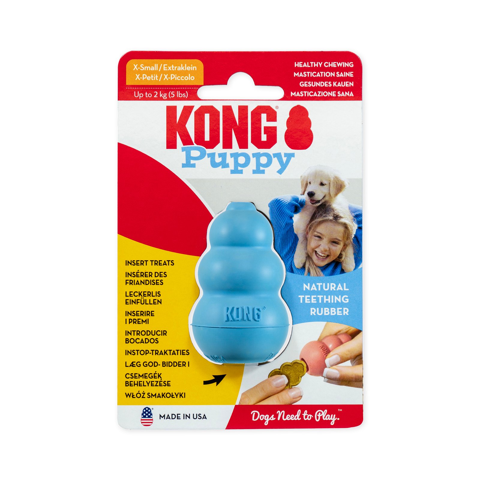 KONG Puppy XS Ø3,5x6 cm.
