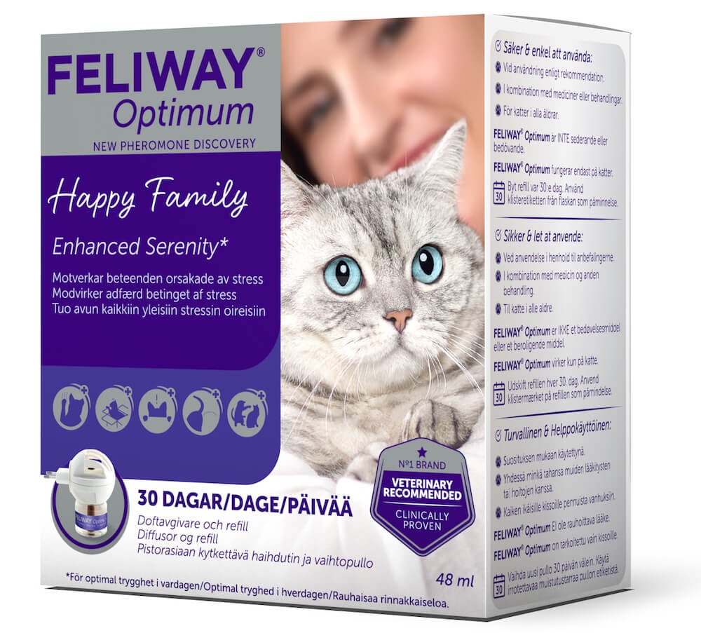 Feliway Optimum Diffusor m. flaske 48 ml.