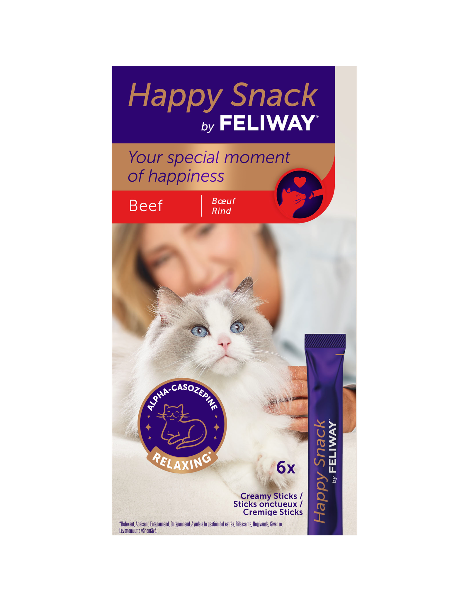 Happy Snack by FELIWAY, Beef