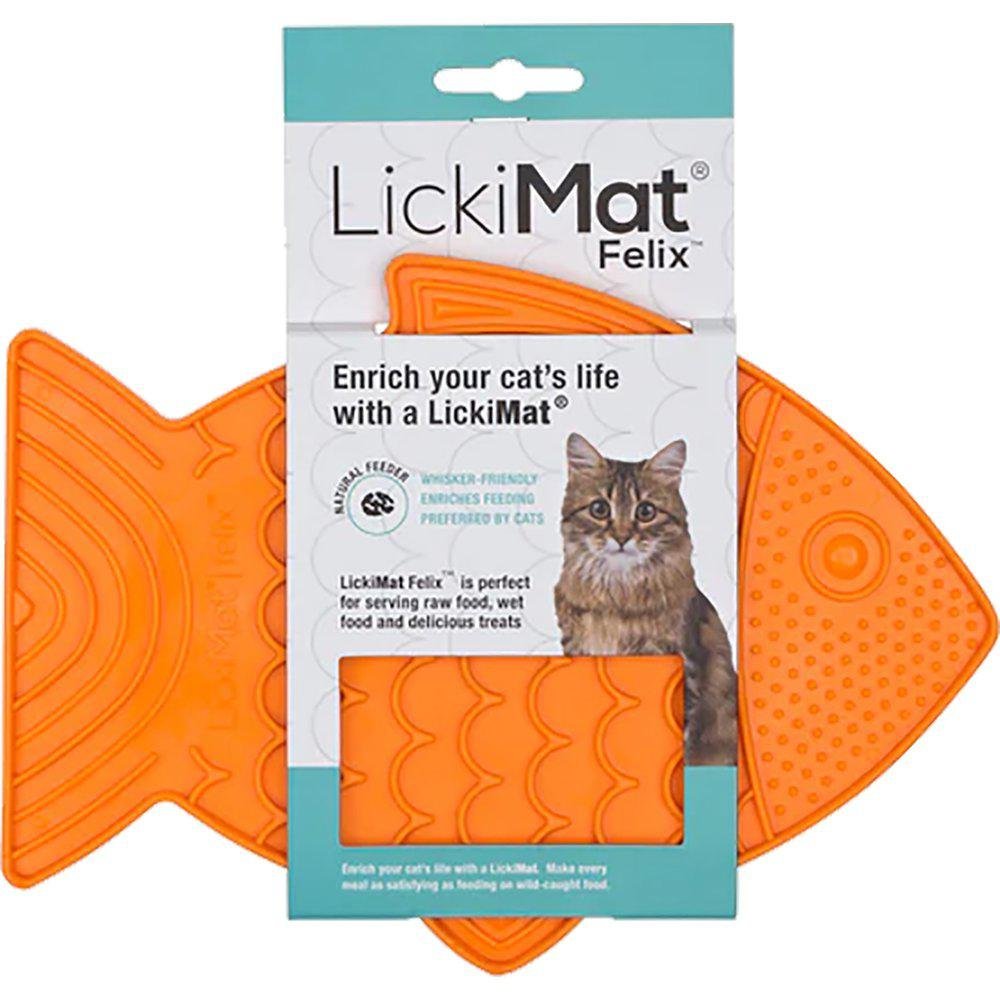 LickiMat Felix, kat, Orange