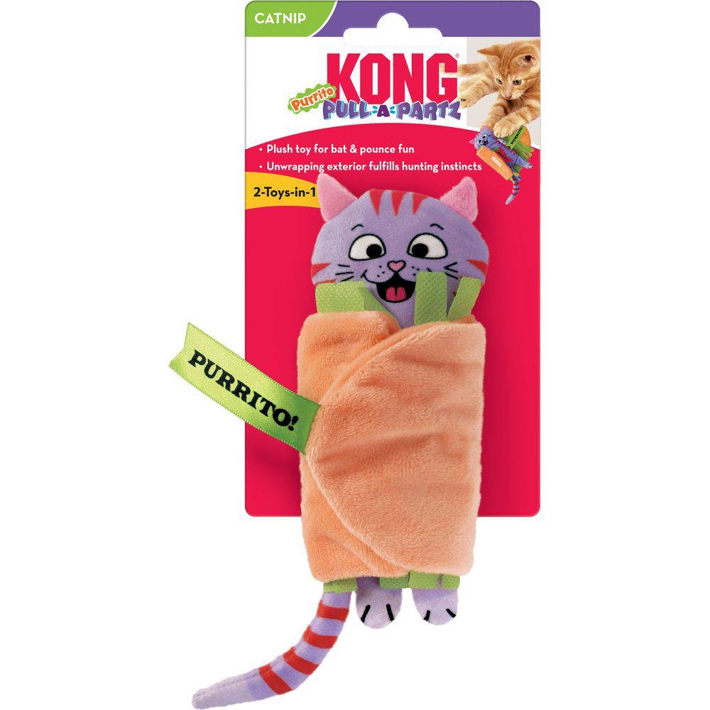 KONG Pull-a-partz Purrito 2,5x6x14 cm.