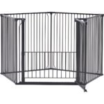 DogSpace King Mommy+ Supreme PuppyStay Pen / Room, Black