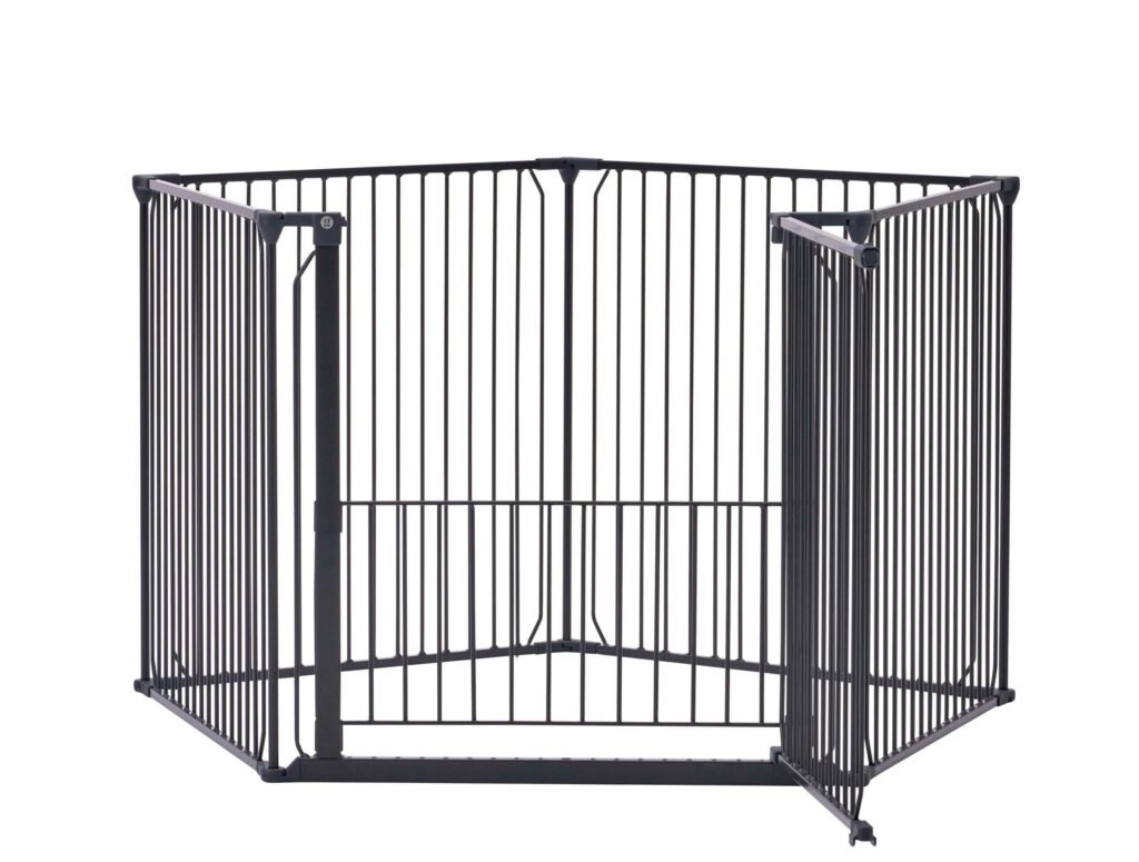 DogSpace King Mommy+ Supreme PuppyStay Pen / Room, Black